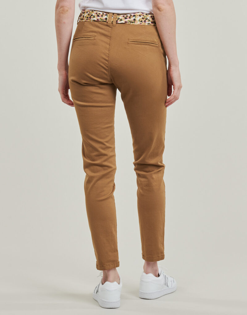 Chino-Hose Le Temps des Cerises DYLI Beige Pantaloni Chino Donna - 4