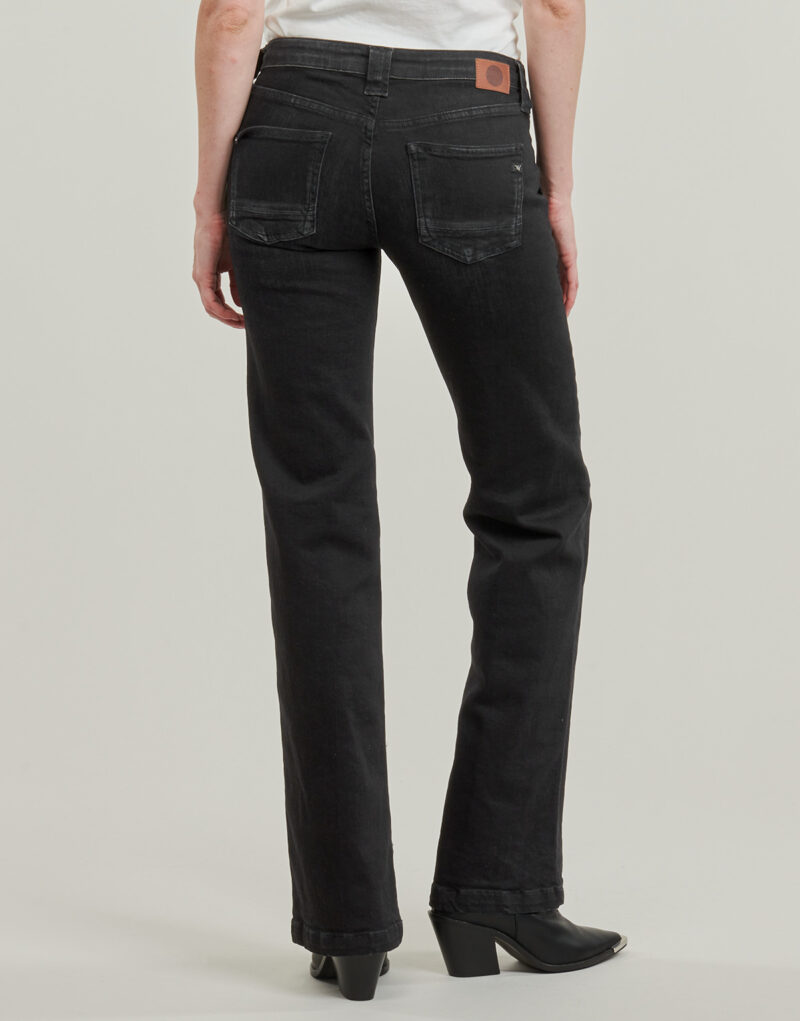 Schlagjeans Le Temps des Cerises FLARE Schwarze Schlagjeans f&uuml;r Damen - 4