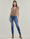 Jean slim Le Temps des Cerises Jean slim bleu PULP ROSS pour femme - 2