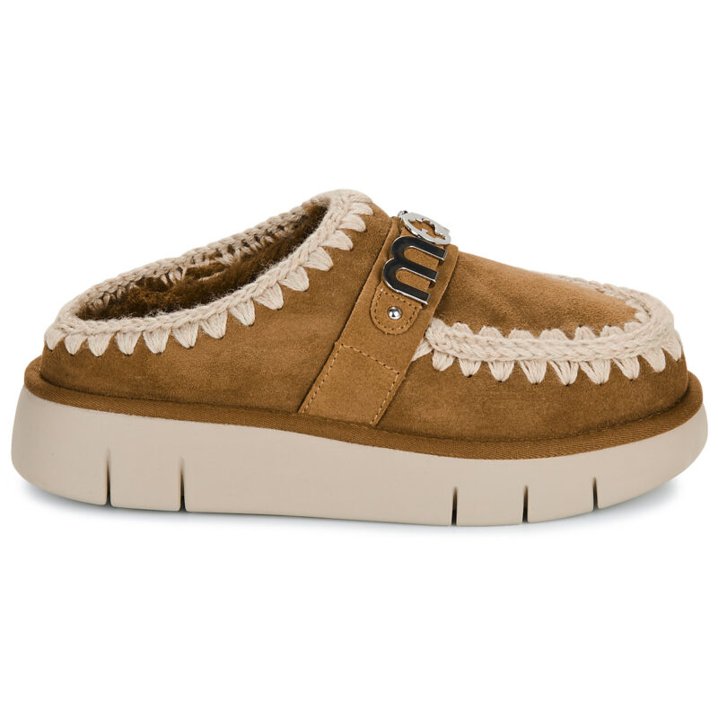 Mou BOUNCE CLOG METAL LOGO Marrone Ciabatta Donna - 2