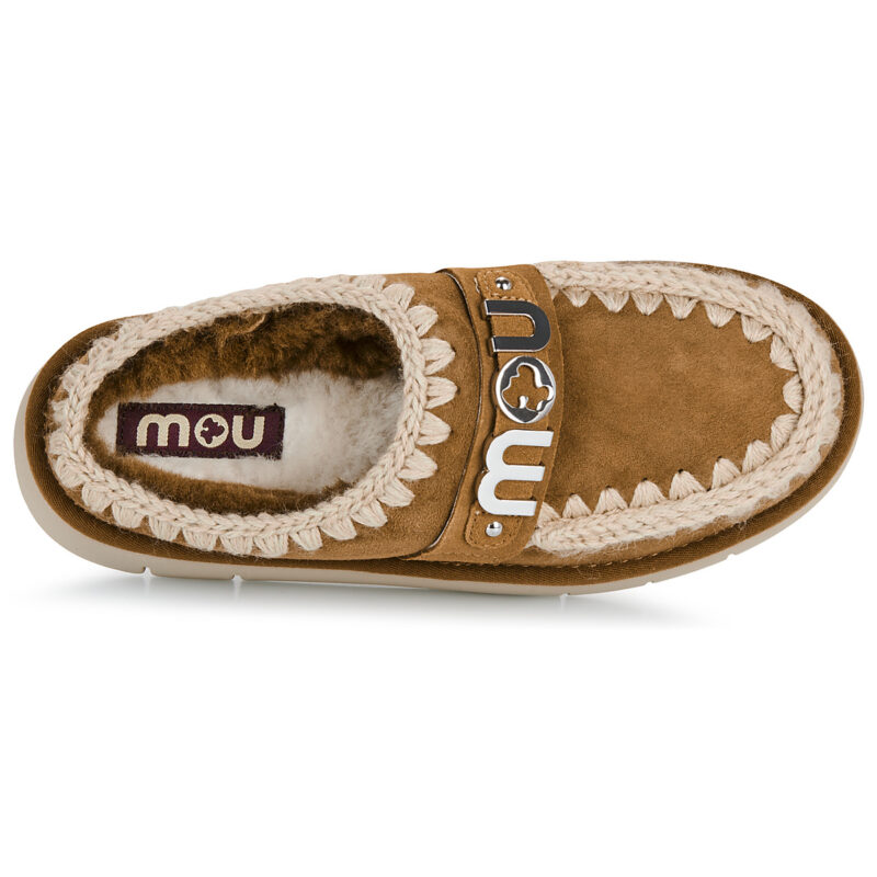 Mou BOUNCE CLOG METAL LOGO Marrone Ciabatta Donna - 6