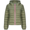 Daunenjacke Only ONLTAHOE CONTRAST HOOD JACKET Khaki Daunenjacken Damen