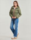 Piumino Only ONLTAHOE CONTRAST HOOD JACKET Kaki Piumini Donna - 3