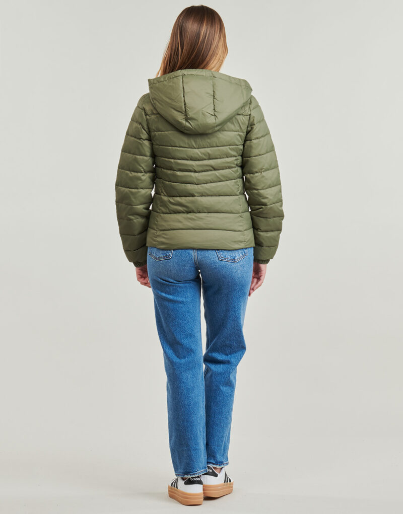 Piumino Only ONLTAHOE CONTRAST HOOD JACKET Kaki Piumini Donna - 4