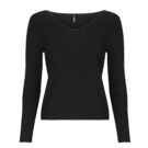 Pull  Only Pulls noirs pour femmes ONLHANNA - 1