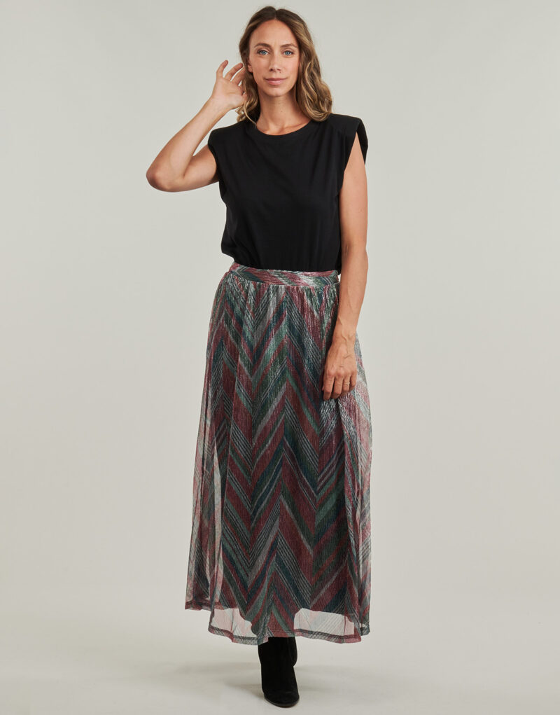 Long skirts Only ONLBIANCA Multicolored Women's Long Skirts - 2