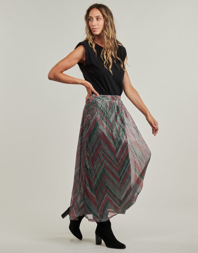 Long skirts Only ONLBIANCA Multicolored Women's Long Skirts - 3