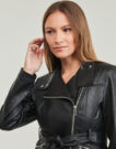 Giacca in pelle Only ONLMANILLA Nero Giacche in pelle Donna - 5