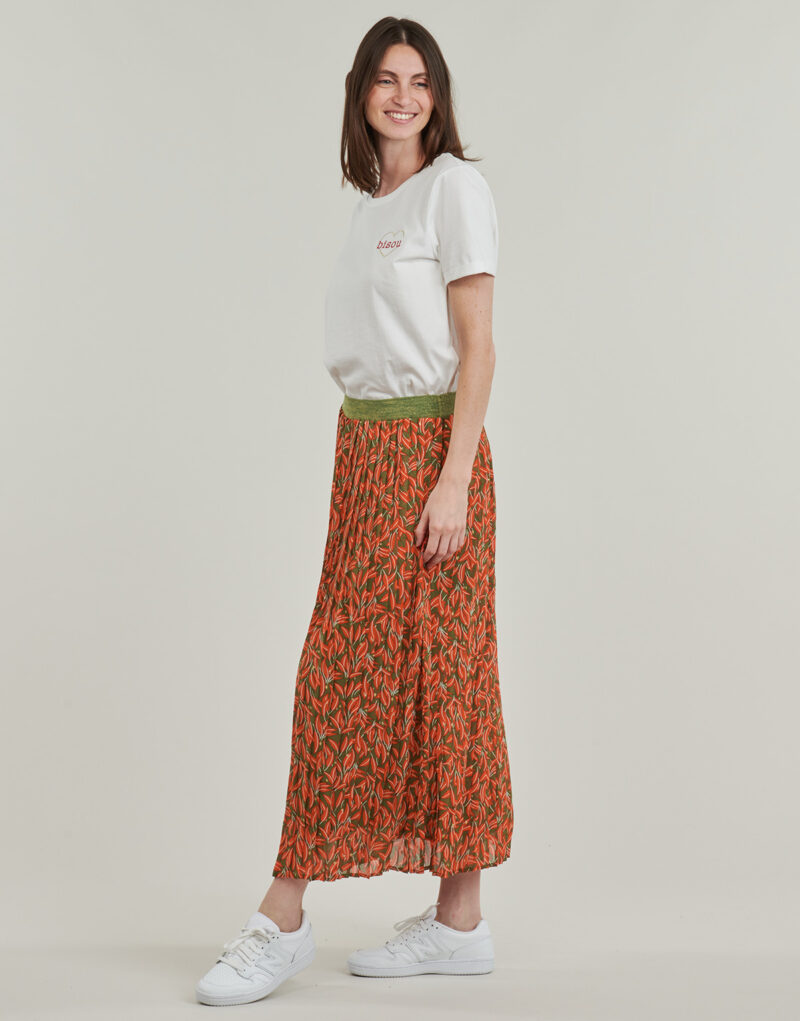 Gonne lunghe Only ONLMILEY Arancio Gonne lunghe Donna - 3