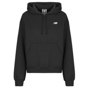 Felpe con cappuccio  New Balance  SMALL LOGO HOODIE  Nero -  Felpe con cappuccio Abbigliamento Donna