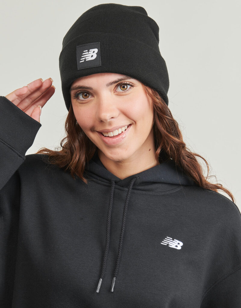 Felpe con cappuccio New Balance SMALL LOGO HOODIE Nero Felpe con cappuccio Donna - 5