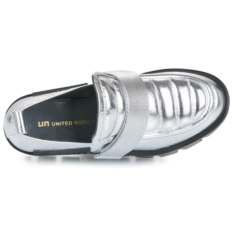 United nude GRIP TROOPER LO Argento Mocassini Donna - 6