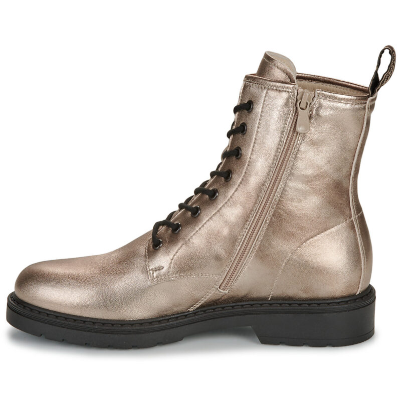 NeroGiardini I412006D-406 Goldene Damen-Ankle-Boots - Gr&ouml;&szlig;e 4