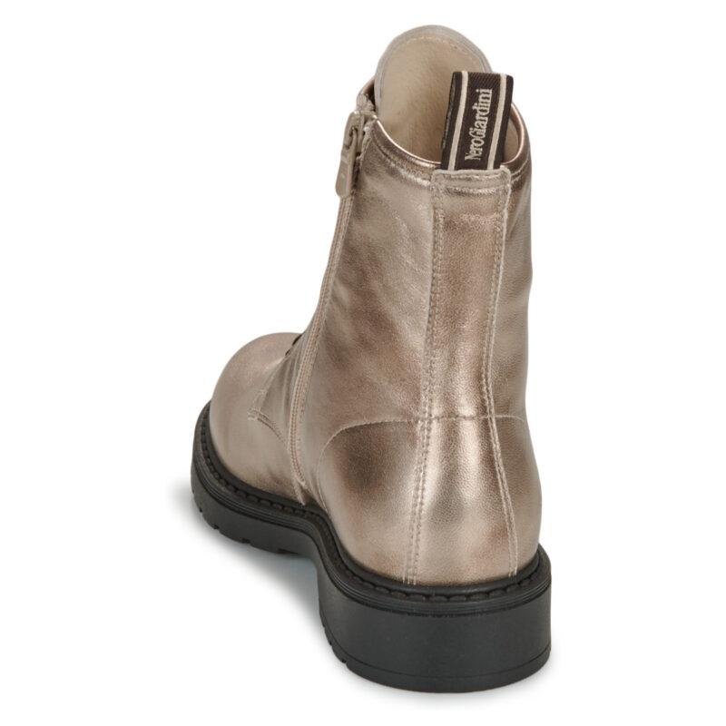 NeroGiardini I412006D-406 Goldene Damen-Ankle-Boots - Gr&ouml;&szlig;e 5