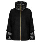Mantella Geox W CALITHE MID COAT Nero Mantelle Donna - 1