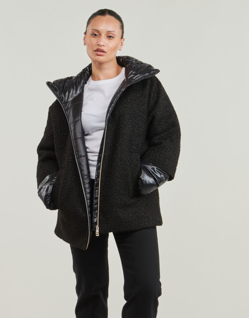 Mantella Geox W CALITHE MID COAT Nero Mantelle Donna - 2