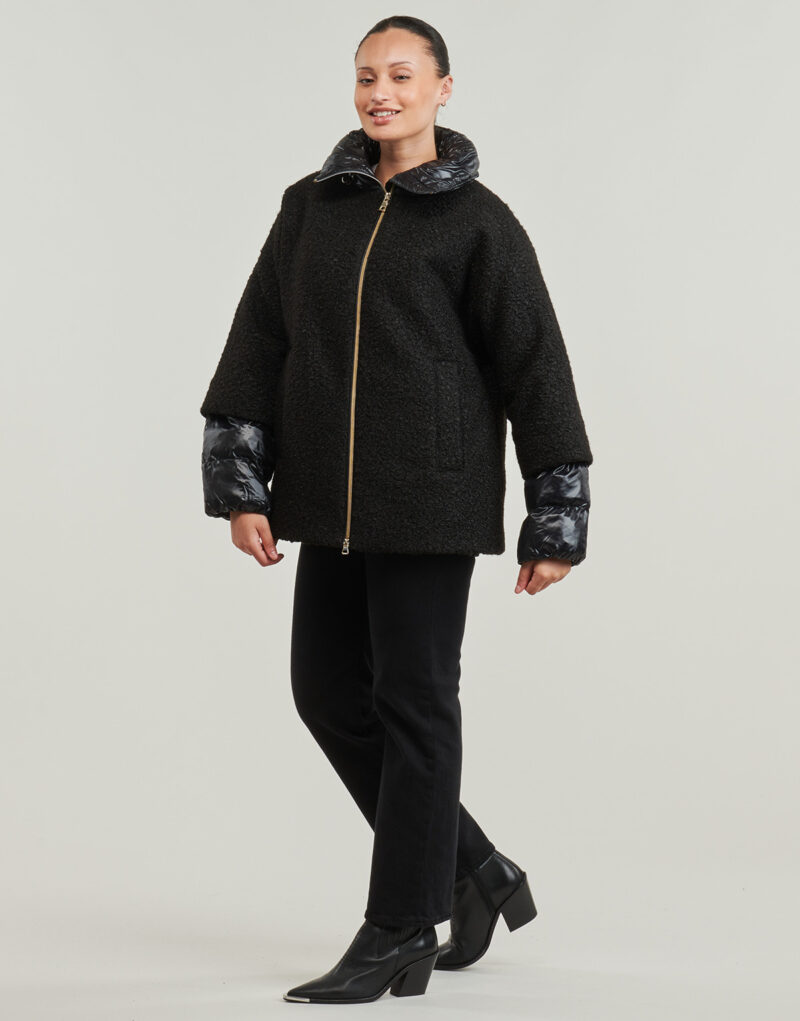 Mantella Geox W CALITHE MID COAT Nero Mantelle Donna - 3