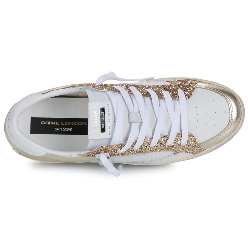 Crime London SKATE Bianco Sneakers basse Donna - 6