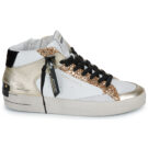Crime London SKATE MID White High-Top Sneakers Women - 2