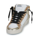 Crime London SKATE MID White High-Top Sneakers Women - 3