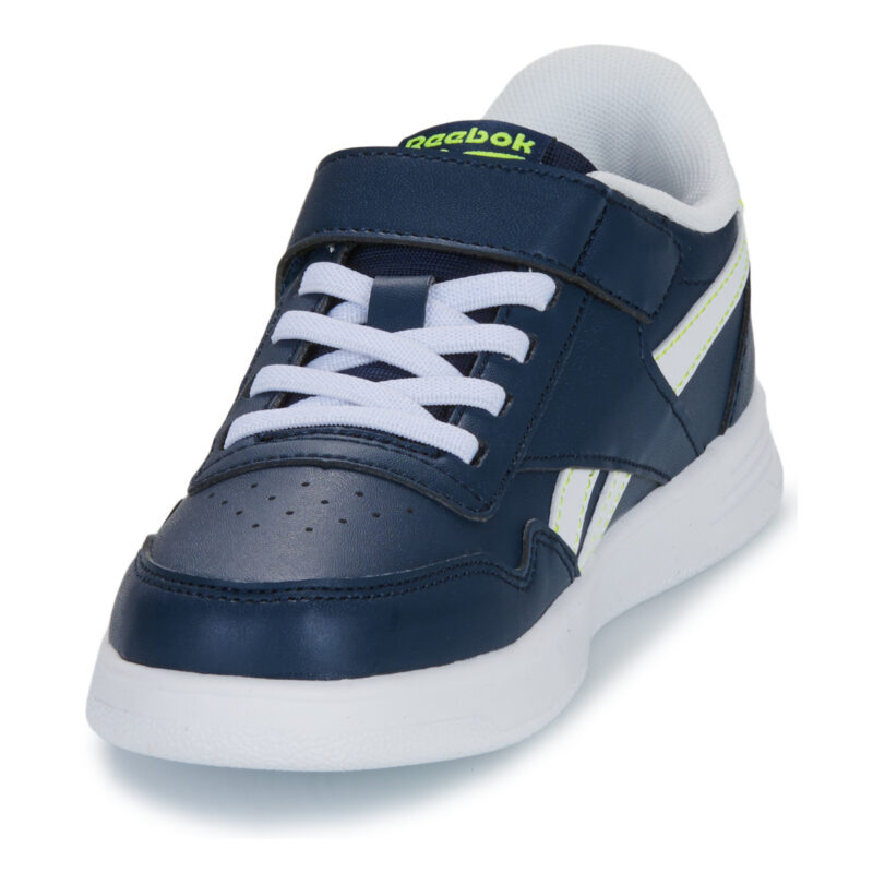 Zapatillas Reebok Classic COURT ADVANCE con cordones el&aacute;sticos y correa superior, color azul marino, para ni&ntilde;o - 3