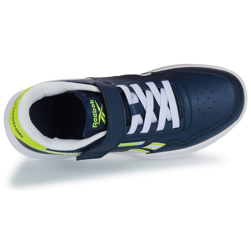 Zapatillas Reebok Classic COURT ADVANCE con cordones el&aacute;sticos y correa superior, color azul marino, para ni&ntilde;o - 6