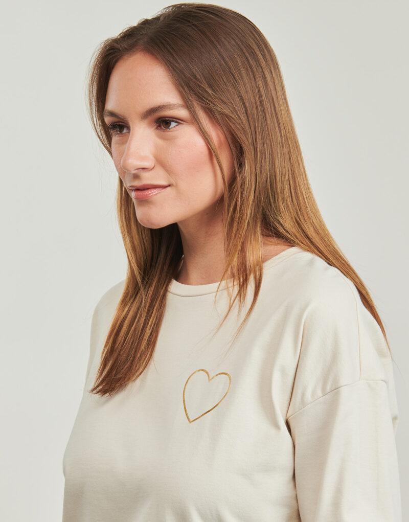 Felpe Vero Moda VMOROLA Beige Felpe Donna - 5