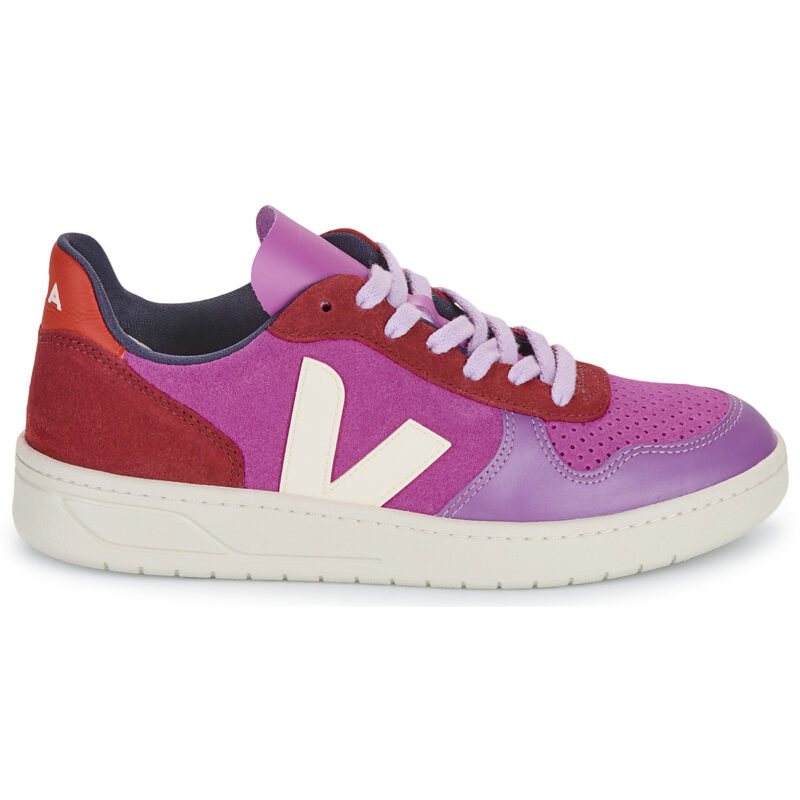 Veja V-10 Rosa Sneakers basse Donna - 2