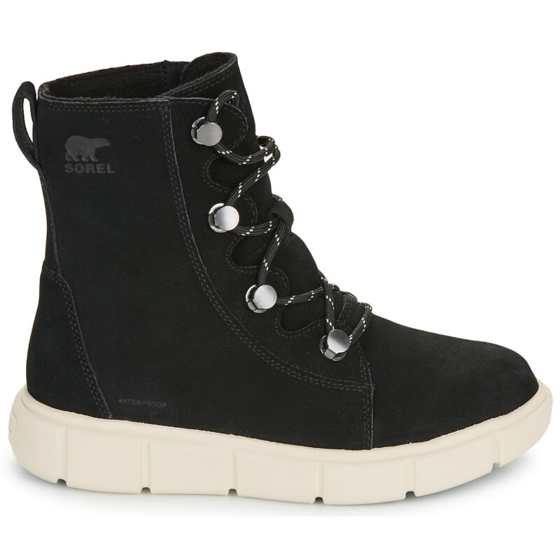Bottines noires Sorel EXPLORER III JOAN WP pour femme - Pointure 2