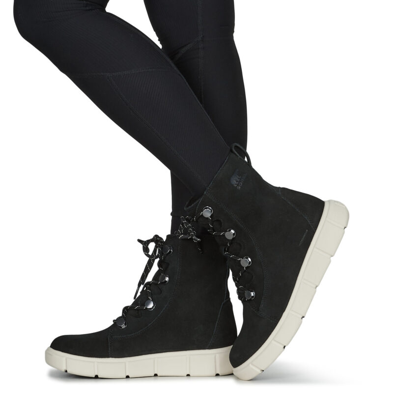 Bottines noires Sorel EXPLORER III JOAN WP pour femme - Pointure 8