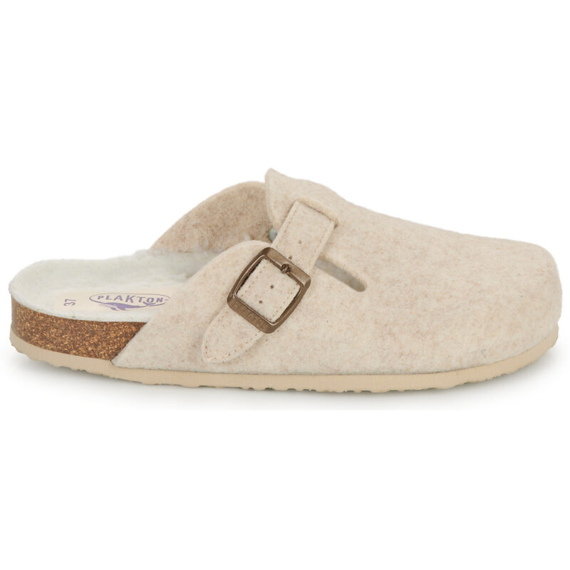 Plakton  BLOGG FIELTRO WOOL  Beige -  Pantofole Donna - 2