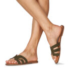 Les Tropeziennes par M.Belarbi HAMIGA Khaki Women's Slipper - 8
