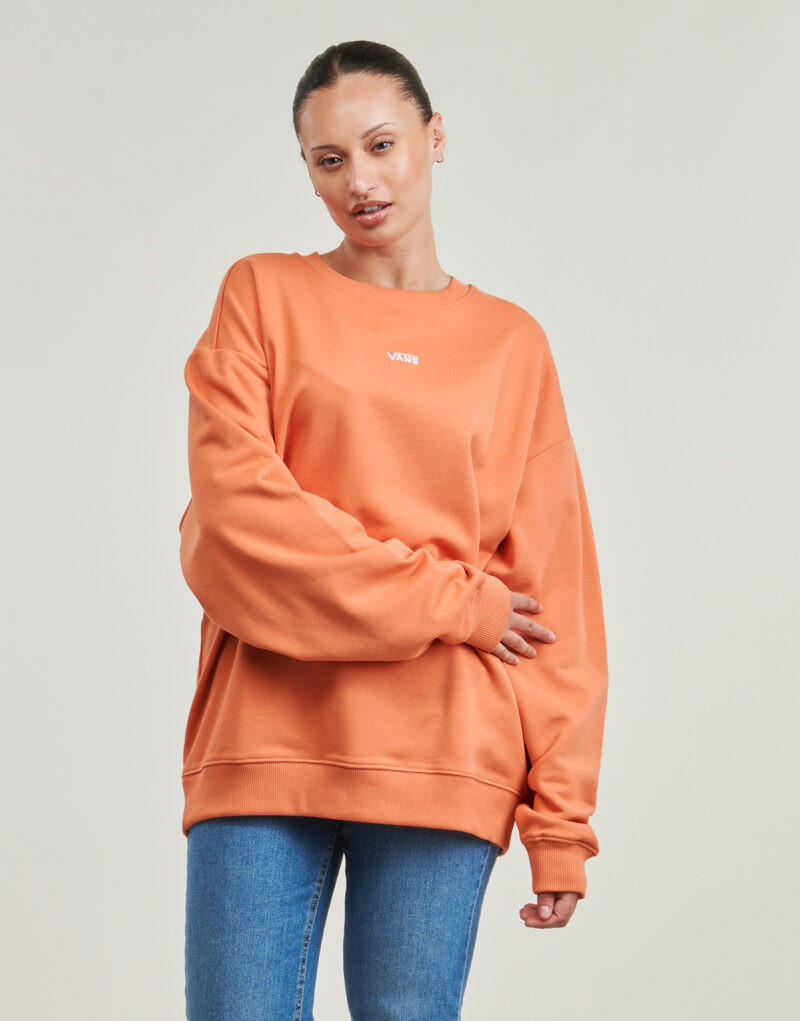 Vans FLYING V OS FT LS CREW Sweatshirts Arancio Felpe Donna - 2