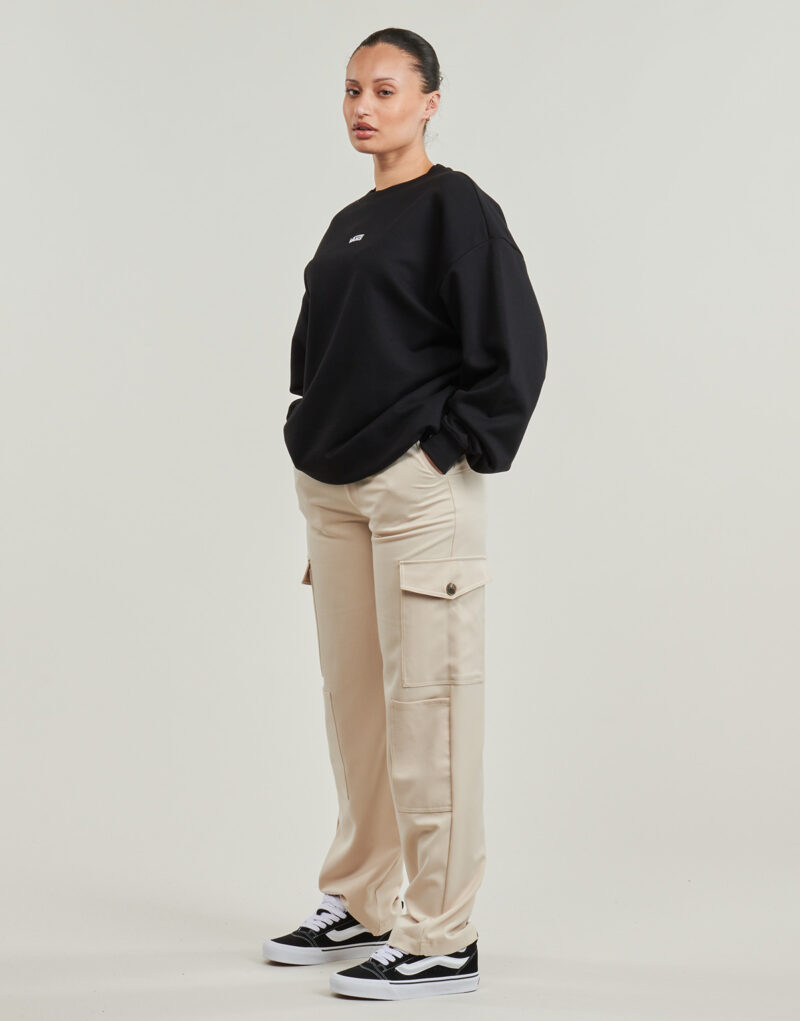 Vans FLYING V OS FT LS CREW Sweatshirt Schwarz Damen Sweatshirts - 3