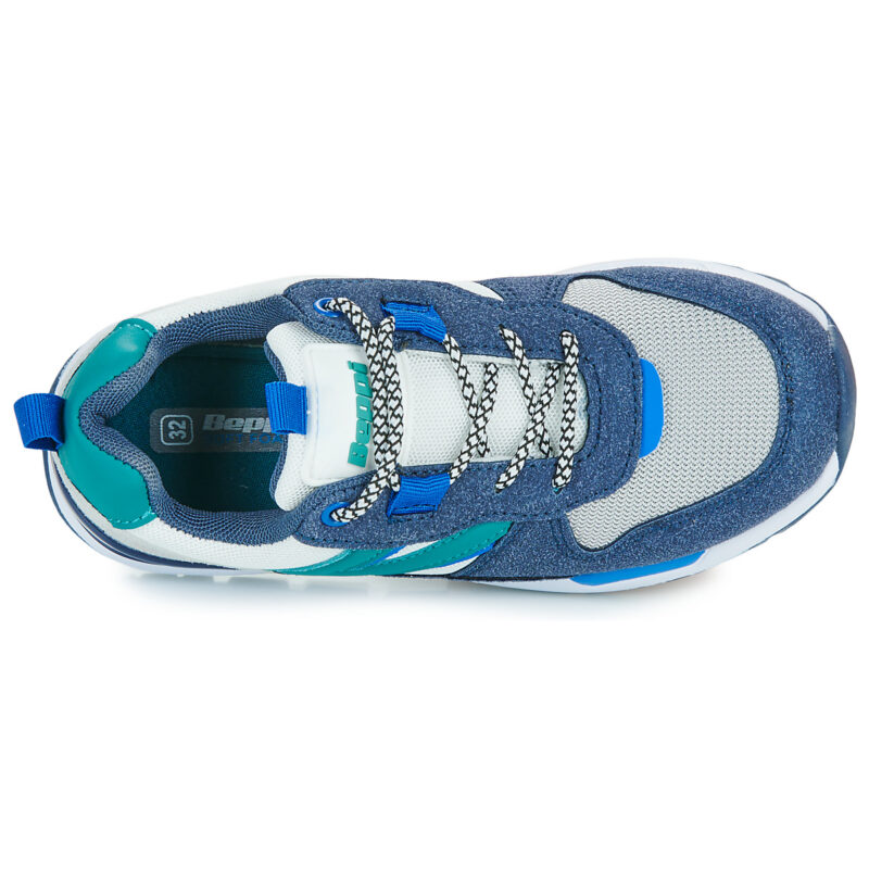 BEPPI 2207280-BLUE-NAVY Bianco Sneakers Bambino - 6
