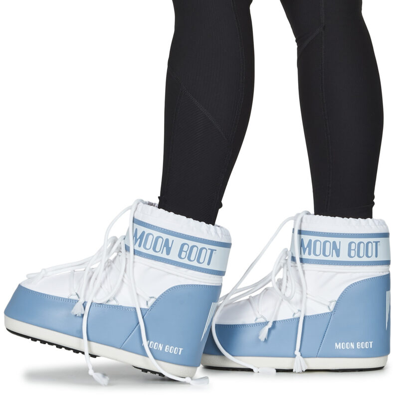 Moon Boot  MB ICON LOW NYLON  Blu -  Scarpe da neve Donna - 8