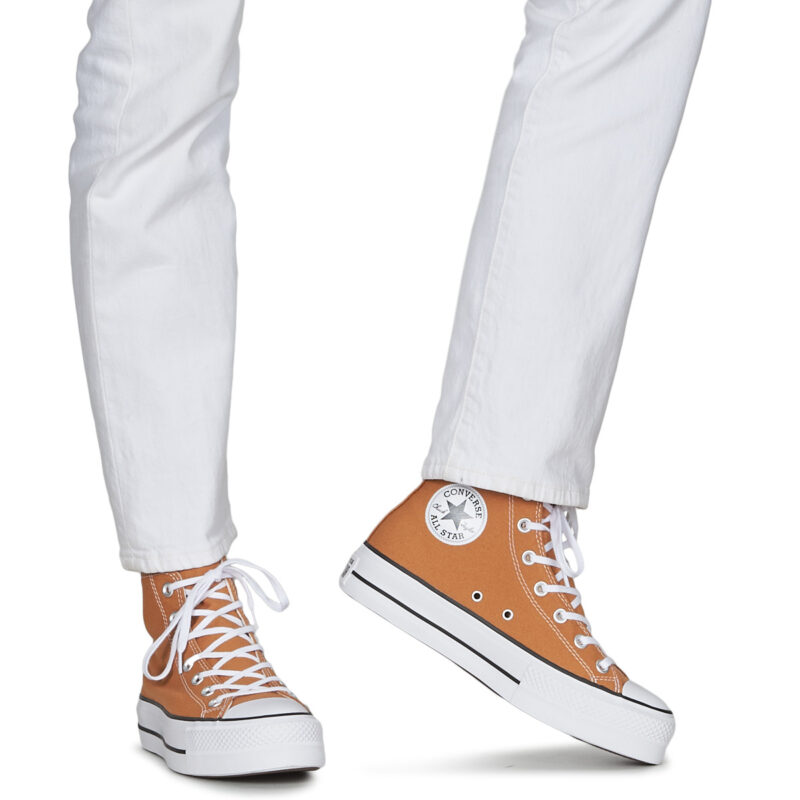 Converse  CHUCK TAYLOR ALL STAR LIFT PLATFORM  Marrone -  Sneakers alte Donna - 8