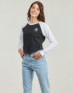 T-shirts a maniche lunghe Converse RAGLAN LONG-SLEEVE TOP Bianco T-shirts a maniche lunghe Donna - 2
