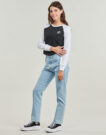 T-shirts a maniche lunghe Converse RAGLAN LONG-SLEEVE TOP Bianco T-shirts a maniche lunghe Donna - 3