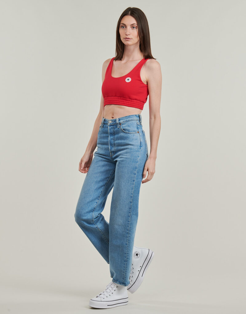 Reggiseno sportivo Converse RETRO CHUCK TAYLOR BRA TOP Rosso Reggiseno sportivo Donna - 3