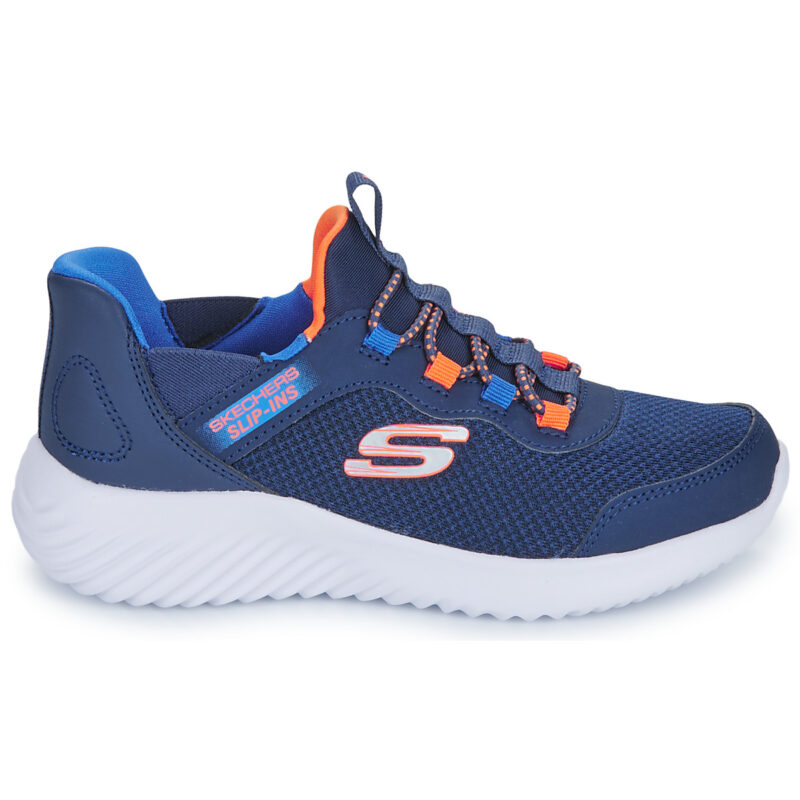Skechers BOUNDER SLIP-INS Blu Sneakers Bambino - 2