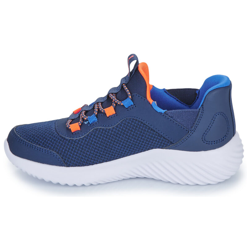 Skechers BOUNDER SLIP-INS Blu Sneakers Bambino - 4