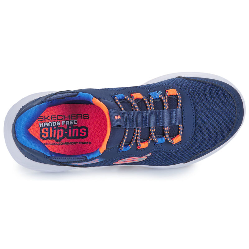 Skechers BOUNDER SLIP-INS Blu Sneakers Bambino - 6