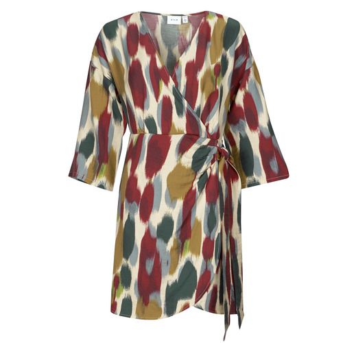 Abito corto multicolore Vila VIRANO per donna, elegante e alla moda, ideale per occasioni estive e feste. Design moderno con stampa vivace, perfetto da abbinare a sandali e accessori per un look trendy. Acquista ora il tuo must-have per il guardaroba!