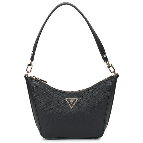 Borsa a spalla donna Guess  ACO GLORIANNA TOP ZIP SHLOUDER  Nero Guess 190231876717
