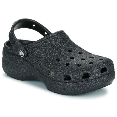 Zoccoli donna Crocs Classic Platform Glitter ClogW in nero, con design scintillante e comfort caratteristico. Ideali per ogni occasione, questi zoccoli uniscono stile e praticità, perfetti per chi cerca comfort senza rinunciare alla moda. Acquista ora e aggiungi un tocco di brillantezza al tuo guardaroba!