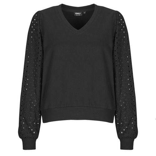 Felpa Only ONLDONNA Nero Felpa Donna, eleganza e comfort per ogni occasione. Realizzata in morbido tessuto, questa felpa dallo stile moderno è perfetta per un look casual e alla moda. Disponibile in nero, si abbina facilmente a qualsiasi outfit. Ideale per l'uso quotidiano o per le serate informali, è un must-have nel guardaroba di ogni donna.