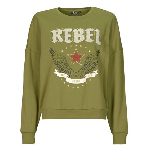 Felpa Only ONLLAYLA verde per donna, ideale per look casual e alla moda. Realizzata in morbido tessuto, questa felpa presenta un design semplice ma elegante, perfetta per ogni occasione. Acquista ora la tua felpa Only ONLLAYLA per un comfort senza pari e stile contemporaneo.