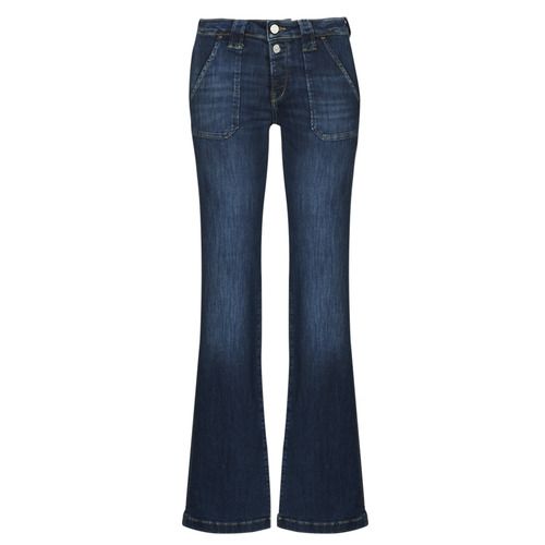 Jeans Flare Le Temps des Cerises FLARE Blu Jeans Flare Donna, perfetti per un look alla moda. Questi jeans a gamba svasata offrono comfort e stile, ideali per ogni occasione. Realizzati con materiali di alta qualità, garantiscono una vestibilità eccezionale. Aggiungi un tocco di eleganza al tuo guardaroba con questi jeans trendy e versatili.