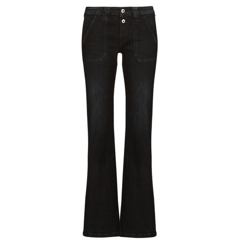 Jeans Flare Nero Le Temps des Cerises per Donna, modello elegante e trendy, perfetto per un look sofisticato. Realizzati in denim di alta qualità, questi jeans flair si adattano delicatamente alla figura, esaltando la silhouette. Ideali per abbinamenti casual o serate speciali, offrono comfort e stile. Disponibili online per il tuo guardaroba alla moda.